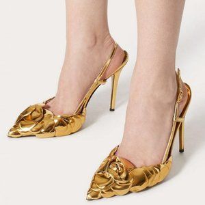 VALENTINO GARAVINI ROSE EDITION SLINGBACK PUMP NIB SIZE 36.5